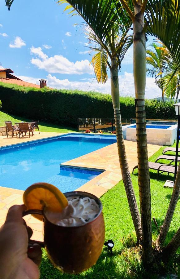 Chacara Tha&Thi Cond Fechado Wi Fi Spa E Pisc Aquececimento Solar Bom Jesus dos Perdões Kültér fotó