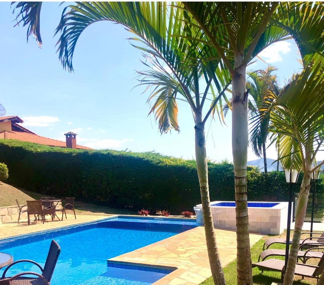 Chacara Tha&Thi Cond Fechado Wi Fi Spa E Pisc Aquececimento Solar Bom Jesus dos Perdões Kültér fotó